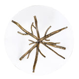 Sarna Matte Gold Side Table - Ornate Home