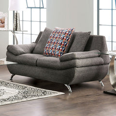 Sarnen Dark Gray Loveseat - Ornate Home