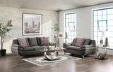 Sarnen Dark Gray Loveseat - Ornate Home