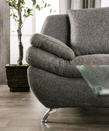 Sarnen Dark Gray Loveseat - Ornate Home
