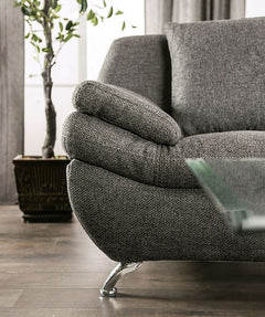 Sarnen Dark Gray Loveseat - Ornate Home