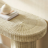 Sarova Natural 59 Inch Rattan Console Table