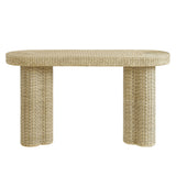 Sarova Natural 59 Inch Rattan Console Table