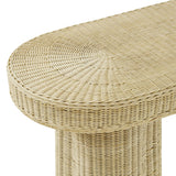 Sarova Natural 59 Inch Rattan Console Table