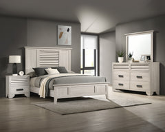 Sarter White Queen Panel Bed - Ornate Home