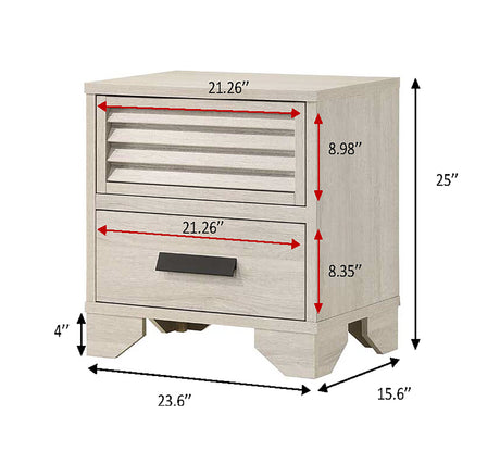 Sarter White Panel Bedroom Set - Ornate Home