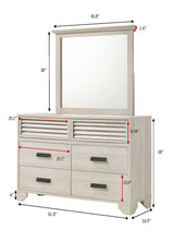 Sarter White Panel Bedroom Set - Ornate Home