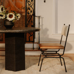Sartoria Black Granite Dining Table - Ornate Home