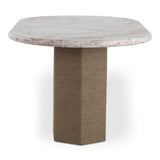 Sartoria Breccia Marble/Natural Dining Table - Ornate Home