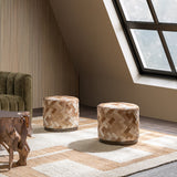 Sasha Canyon Dust Ottoman - Ornate Home