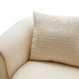 Sassani Gold/Crepe Accent Chair - Ornate Home