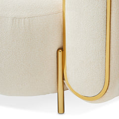 Sassani Gold/Crepe Accent Chair - Ornate Home