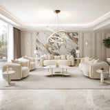 Sassani Gold/Crepe Accent Chair - Ornate Home