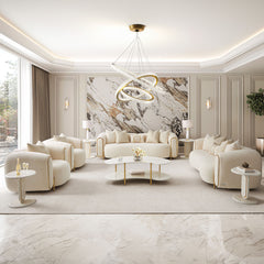 Sassani Gold/Crepe Accent Chair - Ornate Home