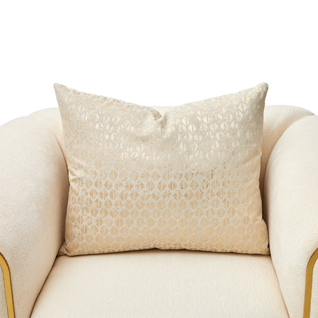 Sassani Gold/Crepe Accent Chair - Ornate Home
