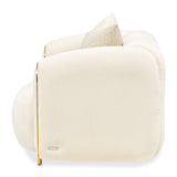 Sassani Gold/Crepe Accent Chair - Ornate Home
