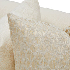 Sassani Gold/Crepe Loveseat - Ornate Home