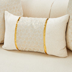 Sassani Gold/Crepe Loveseat - Ornate Home