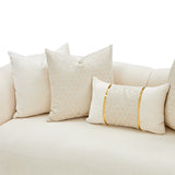 Sassani Gold/Crepe Loveseat - Ornate Home