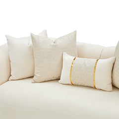 Sassani Gold/Crepe Loveseat - Ornate Home