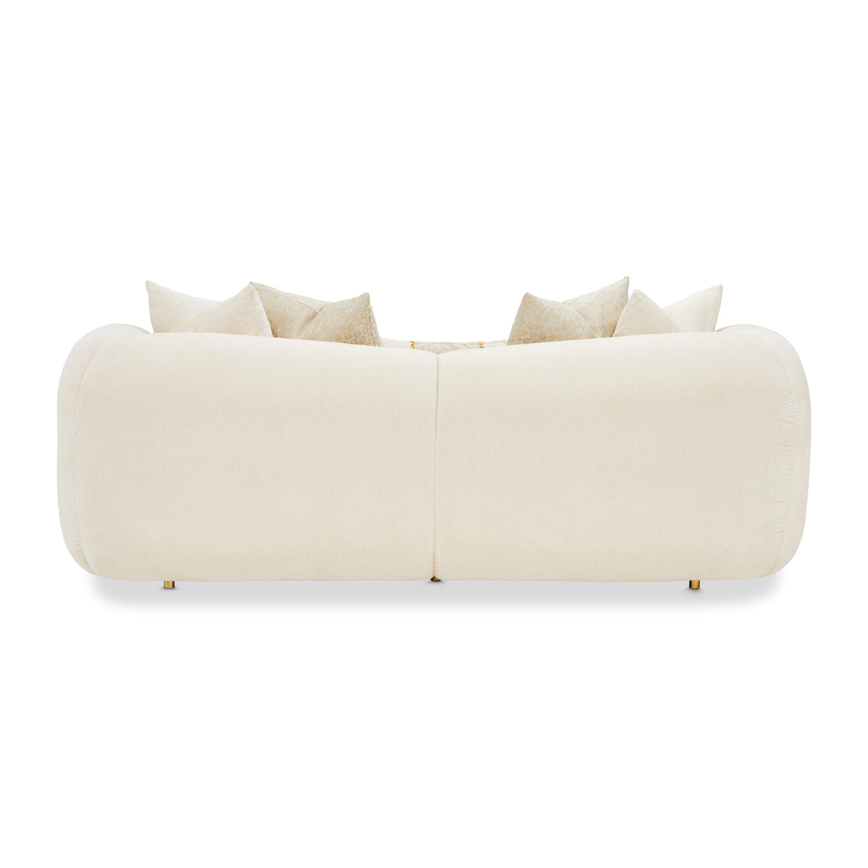 Sassani Gold/Crepe Loveseat - Ornate Home