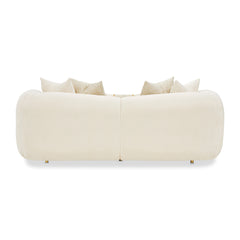 Sassani Gold/Crepe Loveseat - Ornate Home