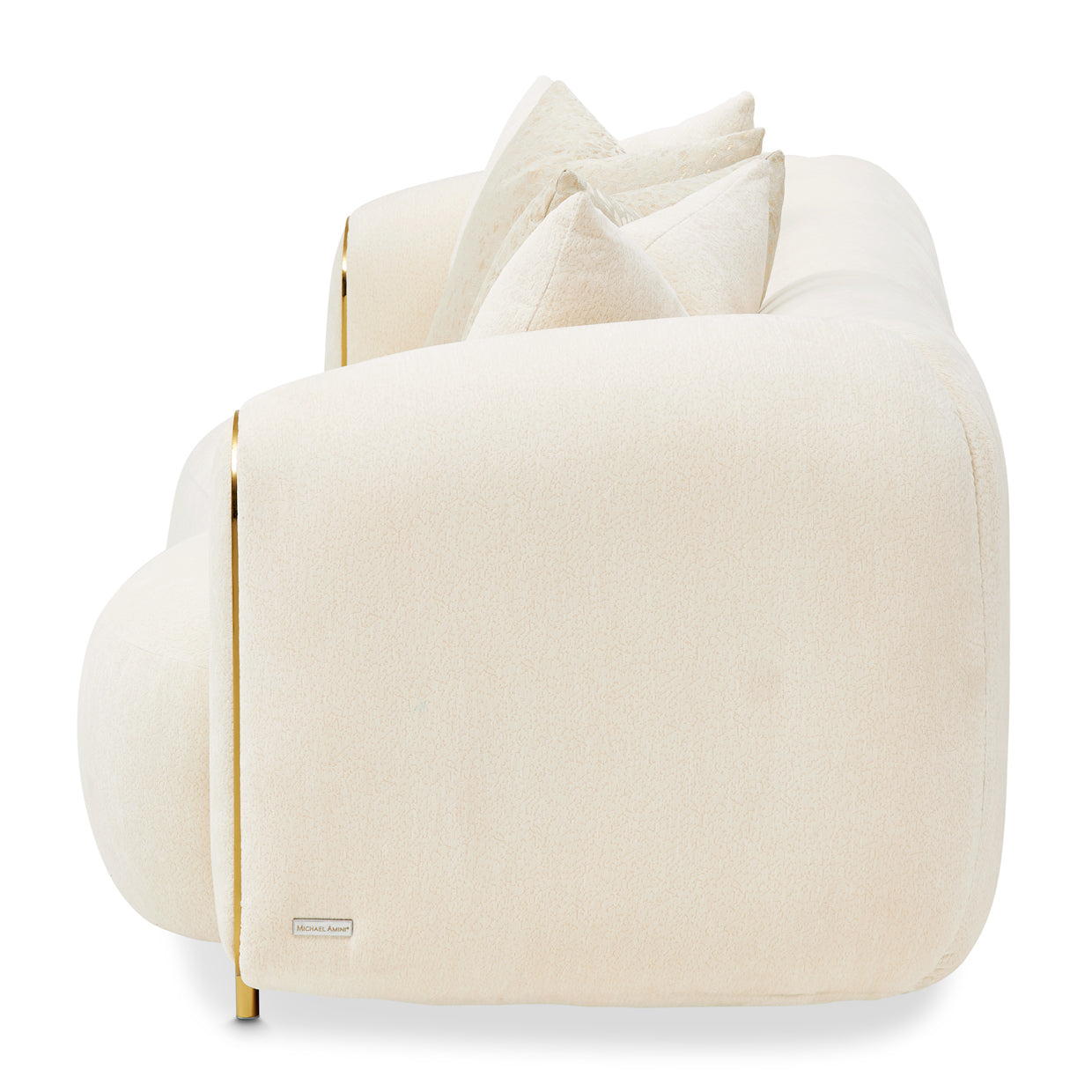 Sassani Gold/Crepe Loveseat - Ornate Home
