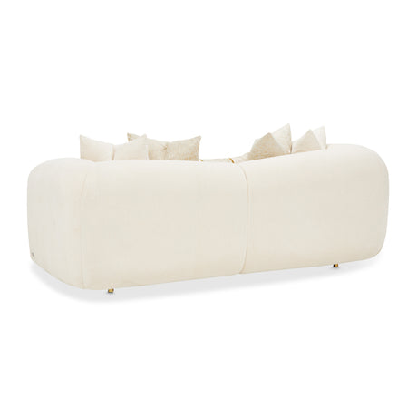 Sassani Gold/Crepe Loveseat - Ornate Home