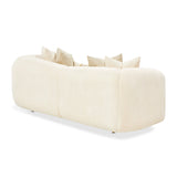 Sassani Gold/Crepe Loveseat - Ornate Home