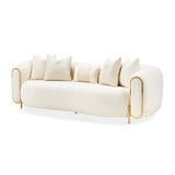 Sassani Gold/Crepe Sofa - Ornate Home