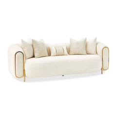 Sassani Gold/Crepe Sofa - Ornate Home