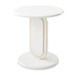 Sassani Pearl White Accent Table - Ornate Home