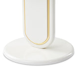 Sassani Pearl White Accent Table - Ornate Home