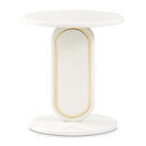 Sassani Pearl White Accent Table - Ornate Home
