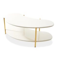 Sassani Pearl White Cocktail Table - Ornate Home