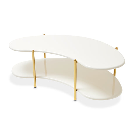 Sassani Pearl White Cocktail Table - Ornate Home
