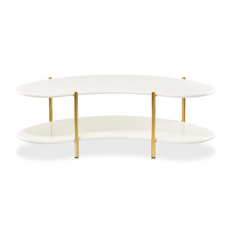 Sassani Pearl White Cocktail Table - Ornate Home