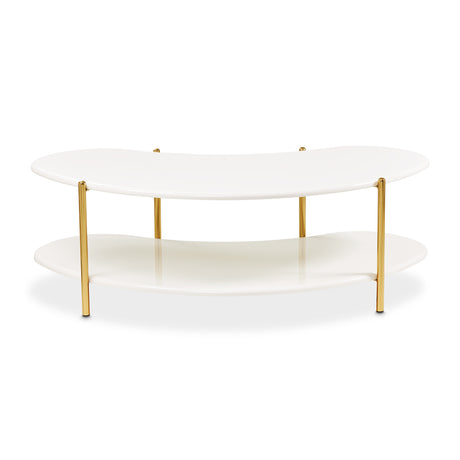 Sassani Pearl White Cocktail Table - Ornate Home