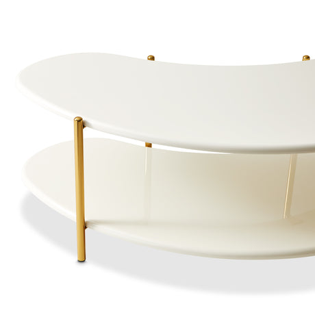 Sassani Pearl White Cocktail Table - Ornate Home