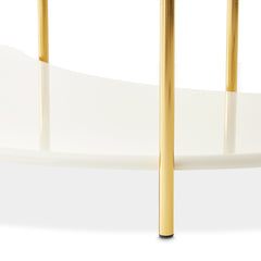 Sassani Pearl White Cocktail Table - Ornate Home