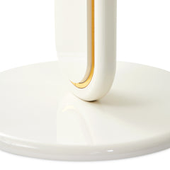 Sassani Pearl White End Table - Ornate Home
