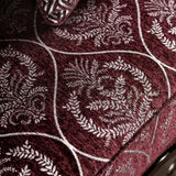 Sassari Burgundy Loveseat - Ornate Home