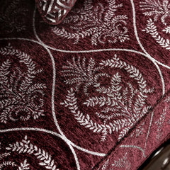 Sassari Burgundy Loveseat - Ornate Home