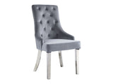 Satinka Gray Dining Chair (Set of 2) - Ornate Home