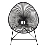 Sativa Black Accent Chair (Set of 2) - Ornate Home