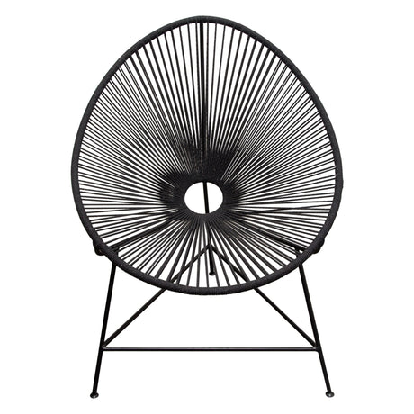 Sativa Black Accent Chair (Set of 2) - Ornate Home