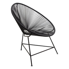 Sativa Black Accent Chair (Set of 2) - Ornate Home