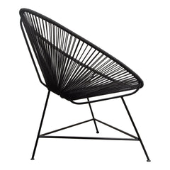 Sativa Black Accent Chair (Set of 2) - Ornate Home