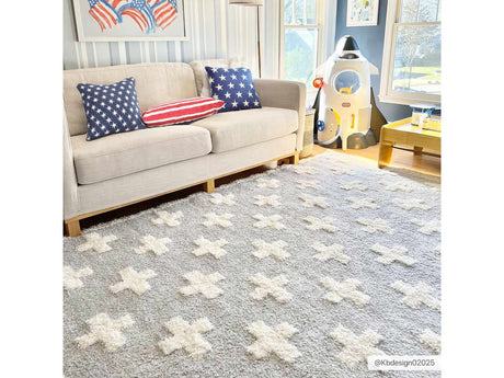 Satu Blue Area Rug - Ornate Home