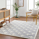 Satu Blue Area Rug - Ornate Home